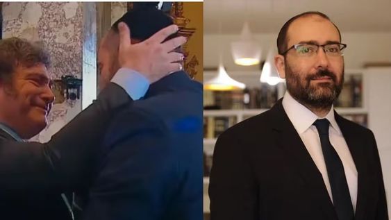 El rabino Simon Axel Wahnish elegido por Javier Milei, como futuro embajador.