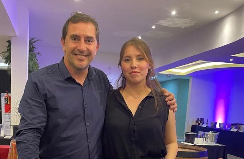 Este 2024 fue la primera cosecha que compartieron con Valentina incorporada al 100% en la bodega. - Gentileza