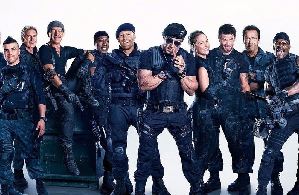 Stallone, Schwarzenegger y Gibson: viejos son los trapos