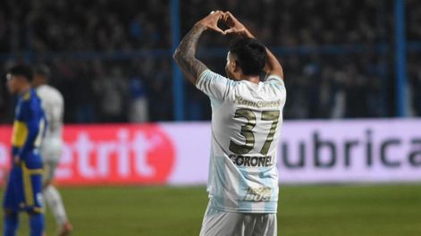 Mateo Coronel, autor del 1 a 0 de Atlético Tucumán sobre Boca. Foto: X @ATOficial