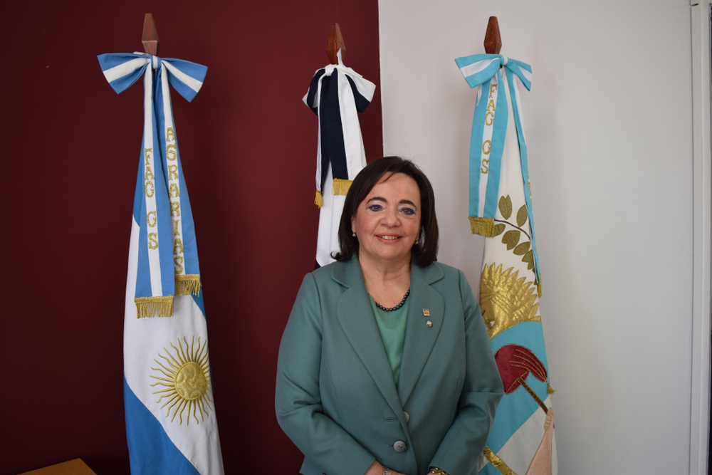La decana de la Facultad de Ciencias Agrarias de la UNCuyo, María Flavia Filippini.