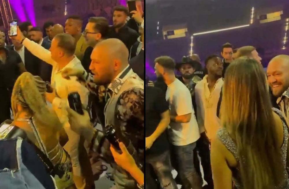 El insólito momento que protagonizó Conor McGregor.