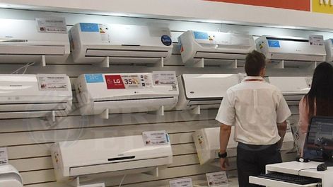 Supermercado liquida aires acondicionados con descuentos de hasta el 52% y en 12 cuotas sin interés