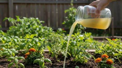 En el jardín, la jardinería y las plantas, nada se desperdicia realmente.