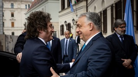 Javier Milei y Viktor Orbán.