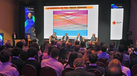 Salón colmado en el Sheraton Mendoza durante Pilares, el encuentro coorganizado por OEI y Diario Los Andes que puso en agenda energía, tecnología e industria.