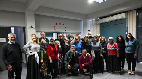 Ulpiano Suarez recorrió el Gimnasio N°3, compartió actividades con los asistentes y supervisó las obras realizadas