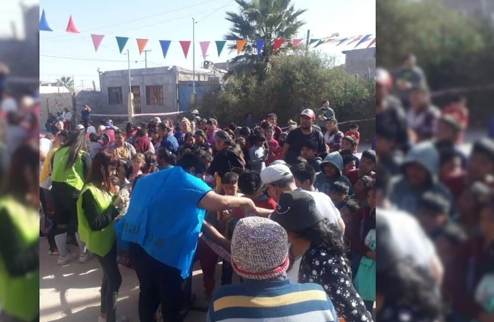 En el Comedor Niños Mágicos, buscan organizar un festejo para que los chicos que asisten habitualmente al lugar por un plato de comida tengan su celebración de fin de año. Se trata de 140 chicos. Festejo del año pasado