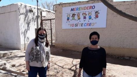 Los Andes | Casi 100 chicos y chicas que asisten al merendero Yo Sí Te Creo necesitan ropa, útiles, mochilas y calzados para regresar a las escuelas.