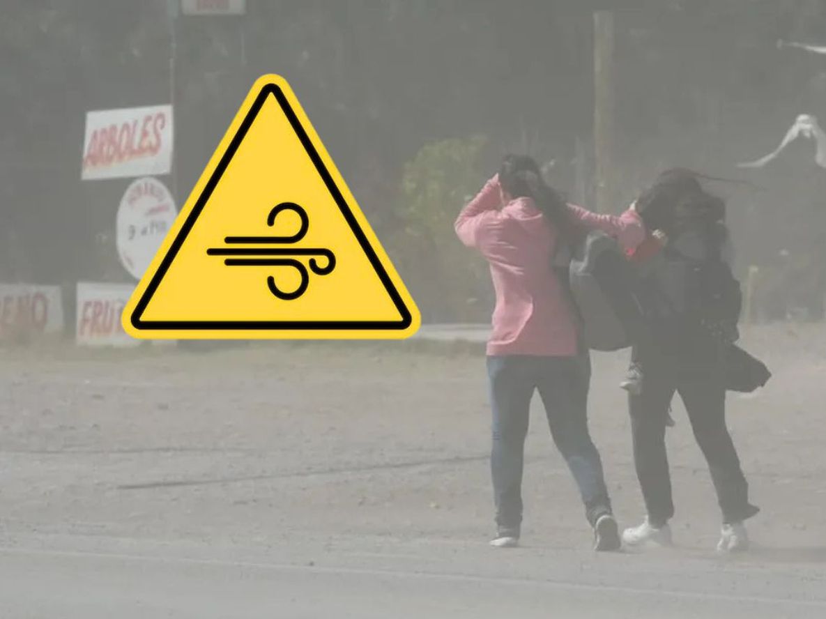 Alerta amarilla por vientos: las zonas afectadas.