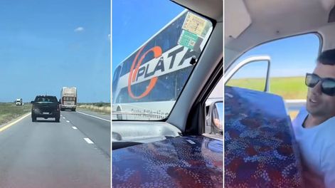 Dos amigos se vuelven virales luego de su gran acción solidaria en plena Ruta.&nbsp;