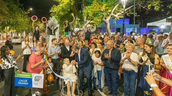 Stevanato inauguró obras de renovación de la calle Ozamis