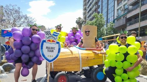 Los integrantes del Malbec Team en Buenos Aires