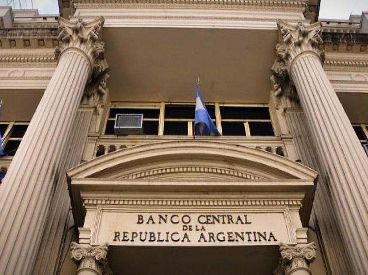 Fachada del edificio del Banco Central de la  República Argentina