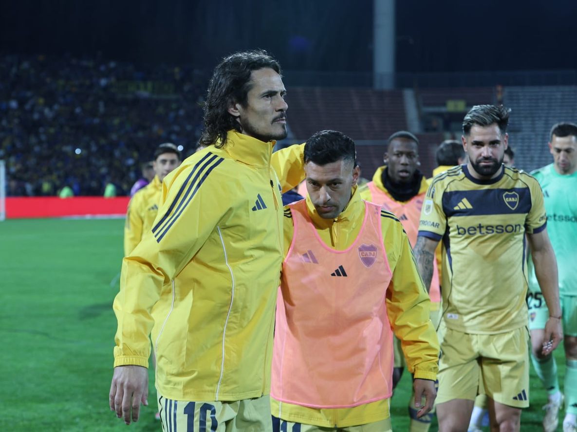 INDEPENDIENTE RIVADAVIA VS. BOCA. Edison Cavani tuvo una discreta actuación en el Malvinas Argentinas.&nbsp;