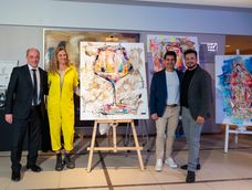 La donación de la obra de Paola Puliafito estará a cargo del gerente del Hilton, Miguel Osimani,&nbsp; y su socio Wine of Mendoza, Federico Kunz. Y, Luis Zambonini presidente de la Asociación Casa Ronald Mcdonald.