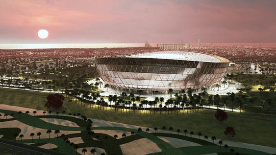 Estadio Lusail para la Copa del Mundo Qatar 2022. Foto: www.qatar2022.qa