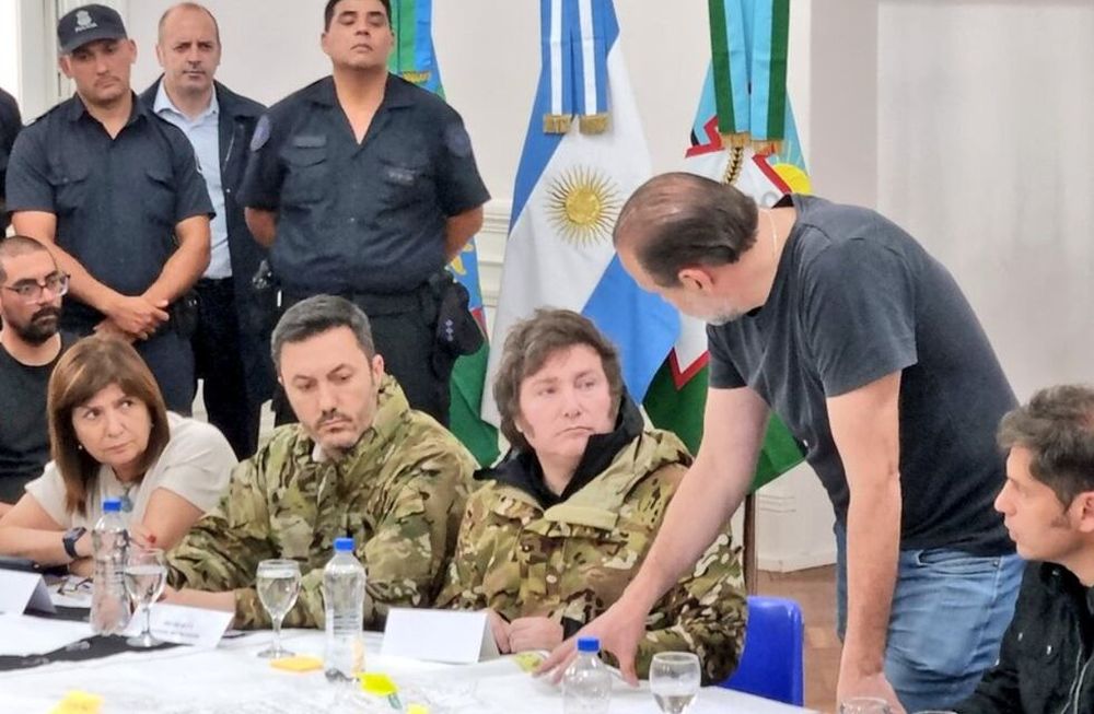El presidente afirmó que, frente a estos eventos tan adversos, los argentinos siempre sacamos lo mejor de nosotros. Gentileza.