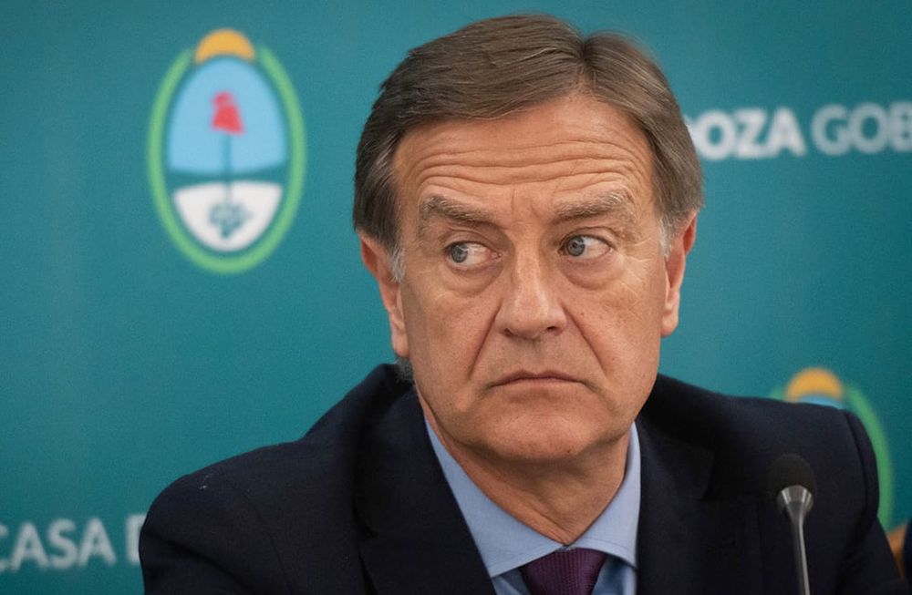 El gobernador de Mendoza Rodolfo Suárez anunció que se construirá El Baqueano con los fondos de Portezuelo del VientoFoto: Ignacio Blanco / Los Andes