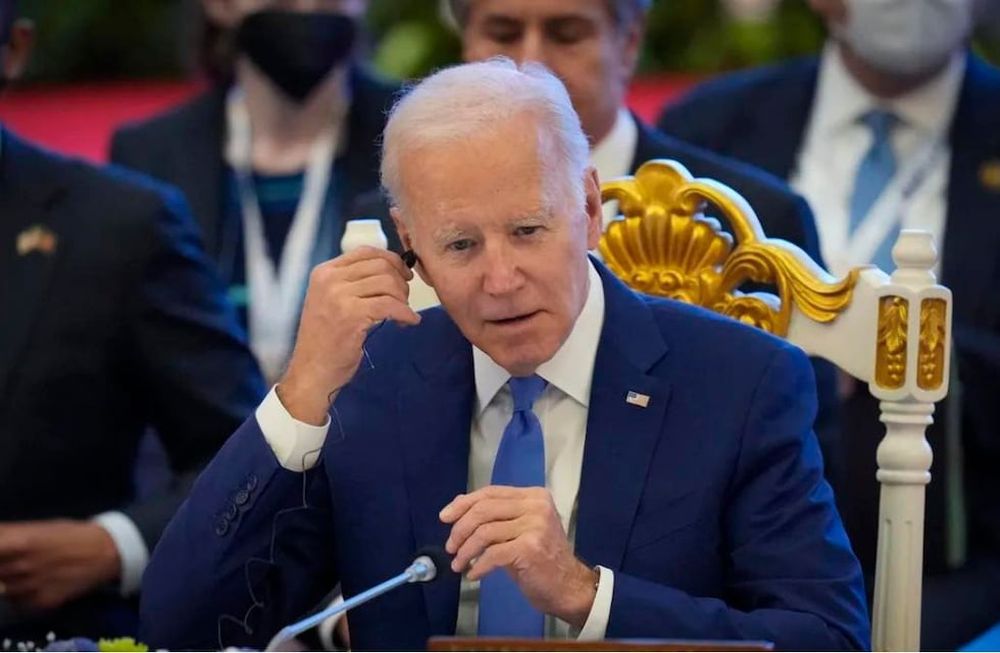 Incómodo momento de Joe Biden.