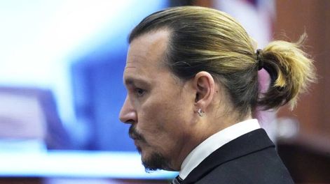 Los Andes | Depp se mostró avergonzado ante las grabaciones que se reprodujeron en el juicio.