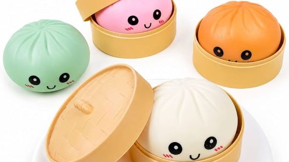 El “Squeezy Dumpling”, el juguete viral cuestionado por contener una sustancia cancerígena.