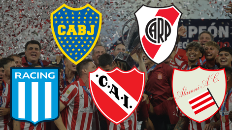 Boca y River son los equipos más ganadores del fútbol argentino.