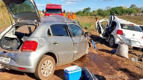 El conductor que realizó la manobra viajaba junto a cuatro personas en su auto.Foto: Gentileza