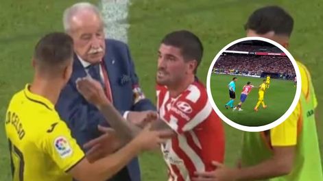 El insólito empujón de De Paul a Lo Celso