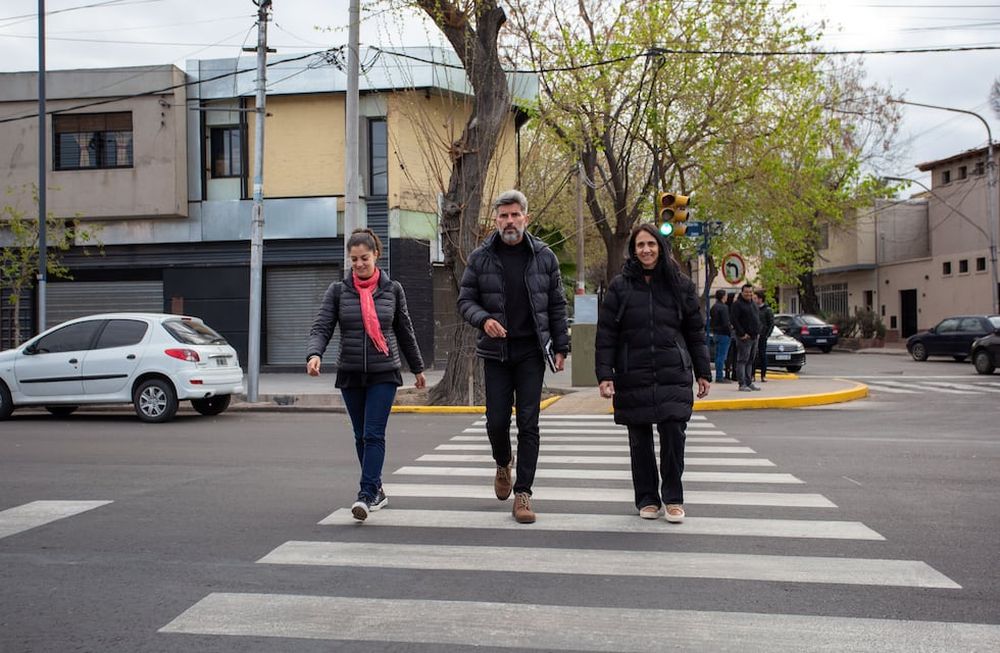 Ulpiano Suarez recorrió las obras finalizadas en avenida San Martín