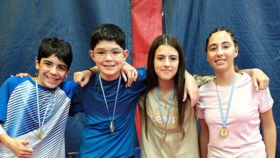 Juegos Evita 2025: Cuatro estudiantes de San Rafael buscan hacer historia en el Tenis de Mesa