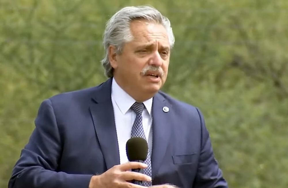 Alberto Fernández apuntó contra la iniciativa de JxC que propone que los privados puedan importar y vender las vacunas contra el coronavirus. Archivo / Los Andes