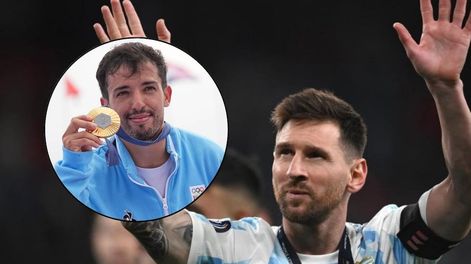 Los Andes | Lionel Messi felicitó a Maligno Torres por la medalla de oro en los Juegos Olímpicos París 2024.