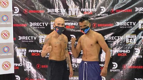 El duelo de ex campeones mundiales de boxeo, lquedó para el mendocino Yoni Barros.