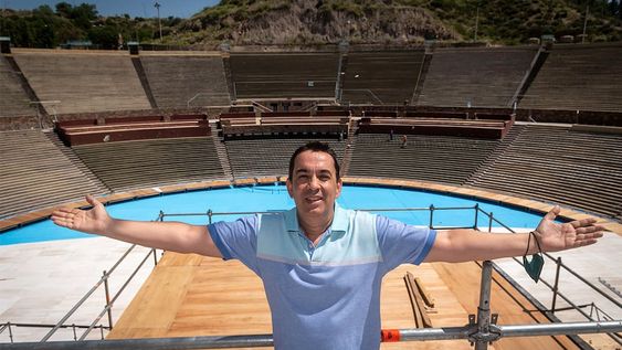 Teatro Griego Frank Romero Day, Vendimia 2022 Director de Producción Cultural y Vendimia Pablo MorenoFoto: Ignacio Blanco / Los Andes