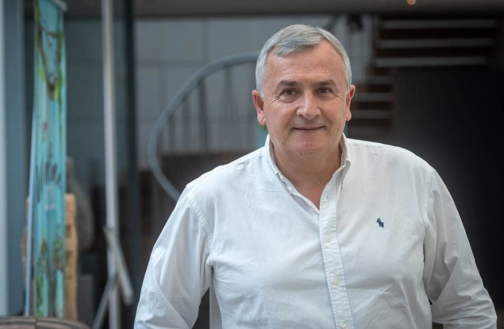 El gobernador de la provincia de Jujuy, Gerardo Morales estuvo en Mendoza para participar de los festejos vendimiales.Foto: Ignacio Blanco / Los Andes