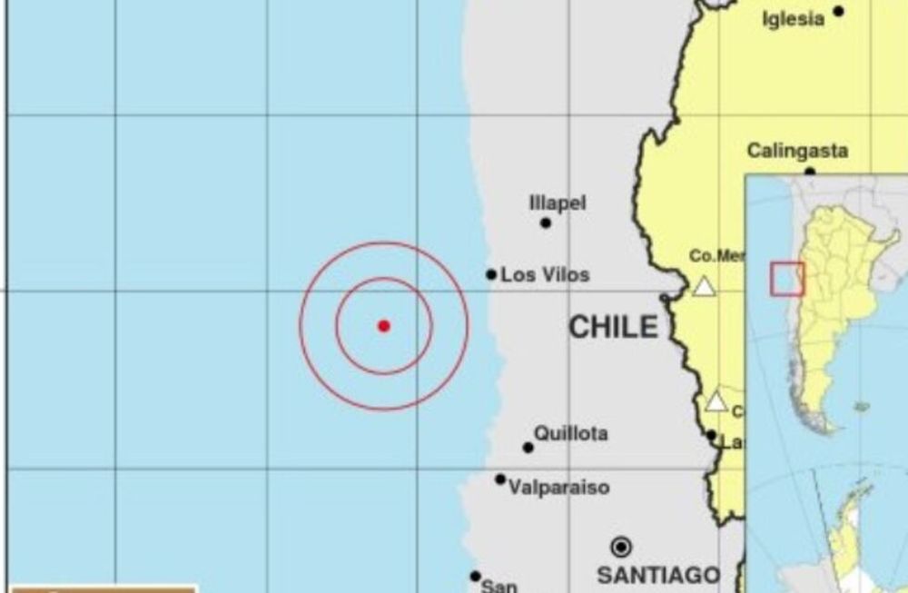 Fuerte sismo en el pacífico chileno se sintió esta mañana en Mendoza