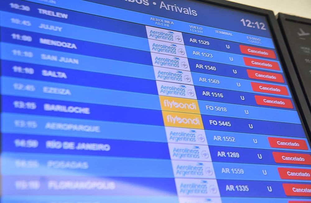 Aerolíneas Argentinas anunció medidas de fuerza. (Pedro Castillo / La Voz)