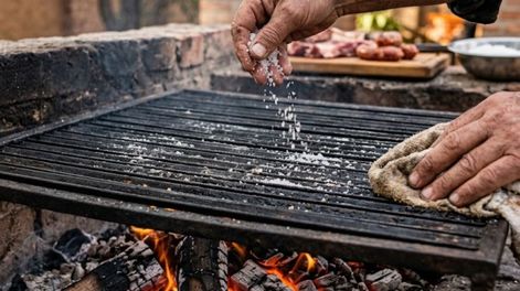 Los Andes | sal en la parrilla