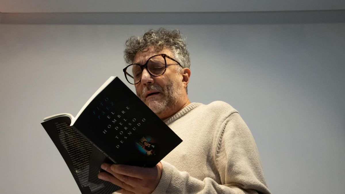 Fito Páez en plan poeta: un fuerte vendaval