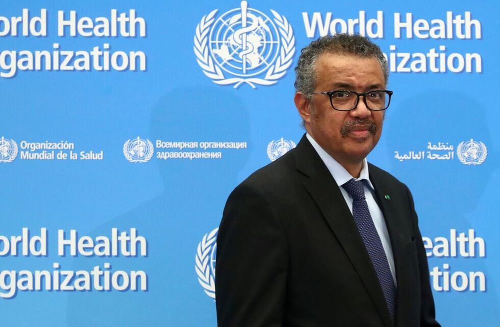 El director general de la OMS, Tedros Adhanom Ghebreyesus