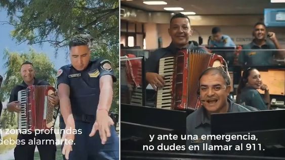 El videoclip de la Policía de Córdoba con un hit nacional / Captura de video.