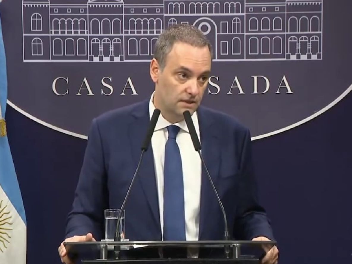 El vocero presidencial Manuel Adorni anunció cambios en la ley de Identidad de Género | Captura&nbsp;