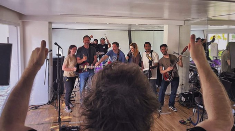 Javier Milei ensayó con Lilia Lemoine para la presentación de su nuevo libro.
