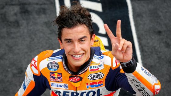Marc Márquez no pudo contener las lágrimas luego de conseguir la victoria en el Gran Premio de Alemania. El español ganó después de 581 días.