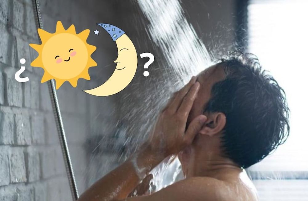 ¿Es mejor bañarse a la mañana o a la noche?