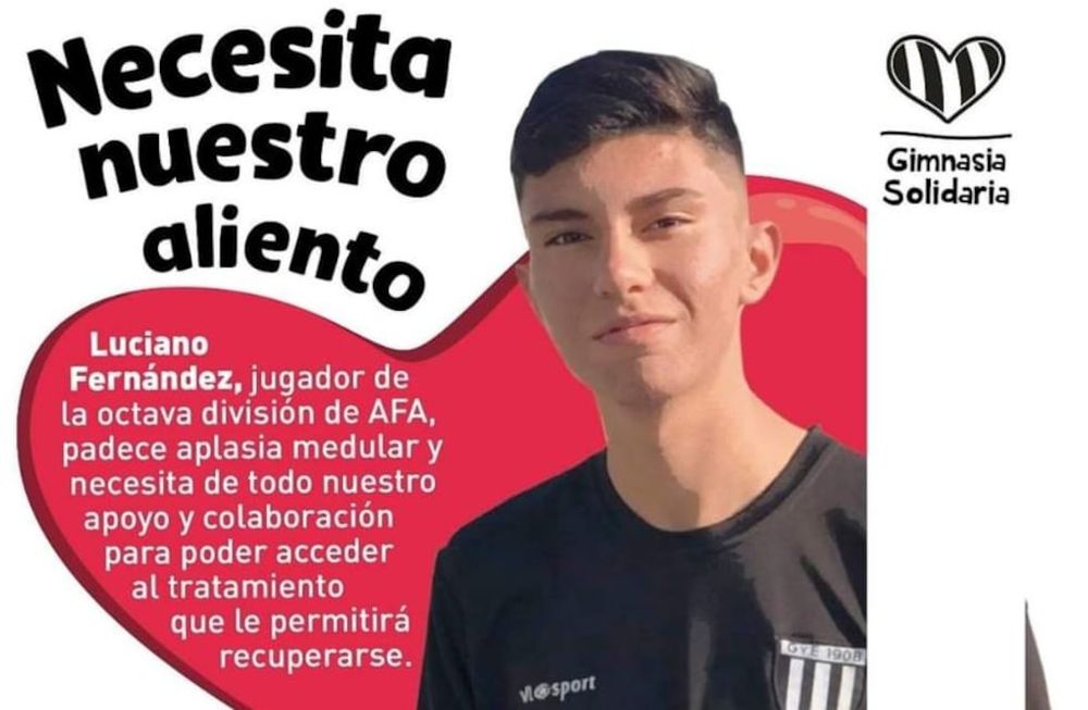 Gimnasia pide ayuda para un jugador de inferiores y hasta la Lepra se sumó a la iniciativa