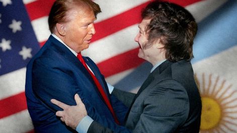 Trump y Milei se verán las caras el martes&nbsp;