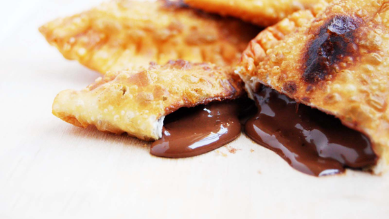 Esta reversión de empanadas son una opción excelente para el postre.