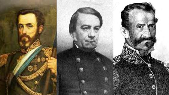 Lavalle, Paz y Lamadrid.&nbsp;